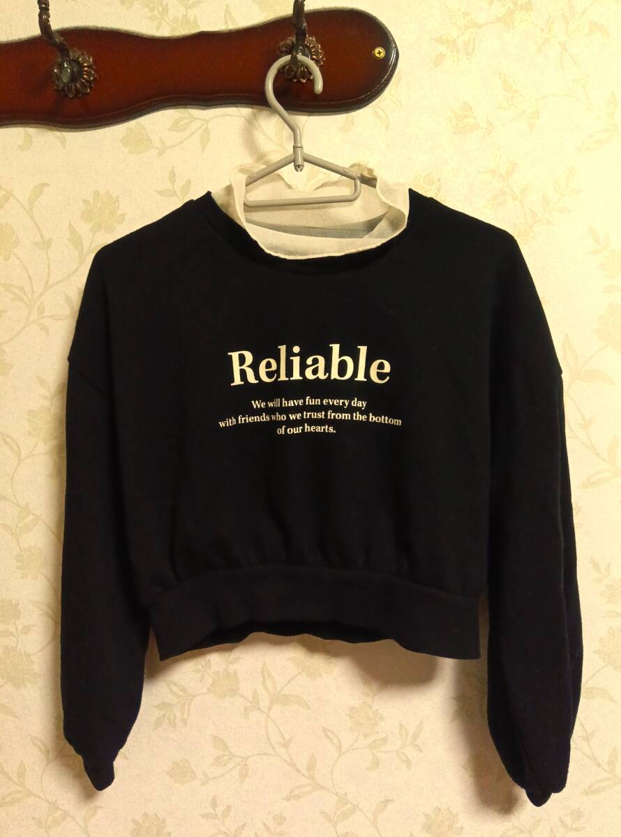 GLOBAL WORK グローバルワーク トレーナー　クロップド　サイズ150　送料無料_画像1