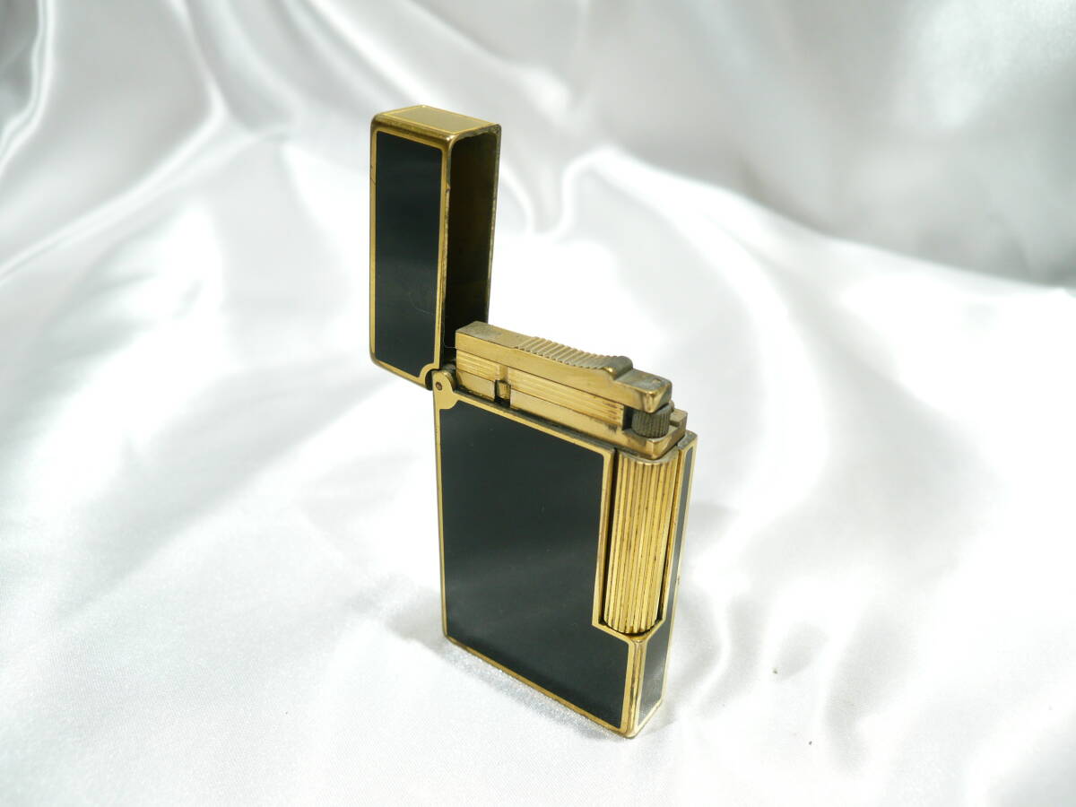 ☆S.T.Dupont デュポン ライン2 ブラック × ゴールド ガス入りません☆