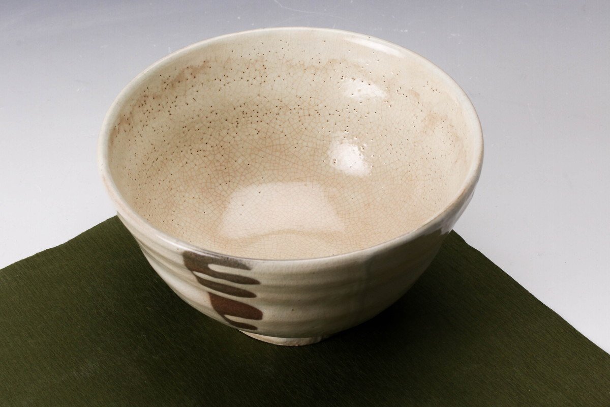佳香】杉本貞光 寺垣外 粉引茶碗 共箱 茶道具 本物保証(茶碗 佳香】杉本貞光 寺垣外 粉引茶碗 共箱 茶道具 本物保証(茶碗