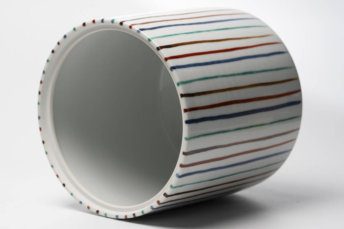 三代 加藤利昇　麥藁　水指　共箱 「茶道具?水指」【真作保証】送料無料