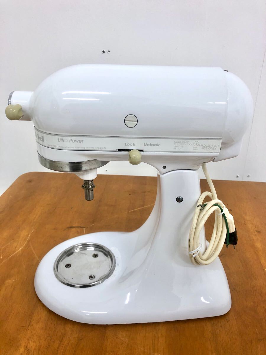 美品 Kitchenaid キッチンエイド ミキサー9KSM90 動作保証 Kitchenaid キッチンエイド ミキサー KSM90 動作保証 Kitchenaid