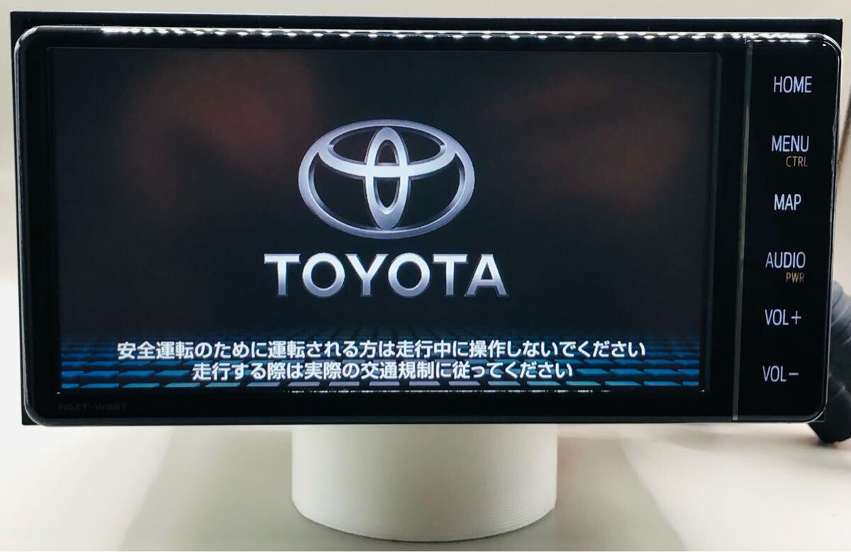 トヨタ純正ナビ 7インチ☆NSZT-W68T Bluetooth フルセグ DVD CD トヨタ純正ナビ 7インチ☆NSZT-W68T Bluetooth フルセグ DVD CD