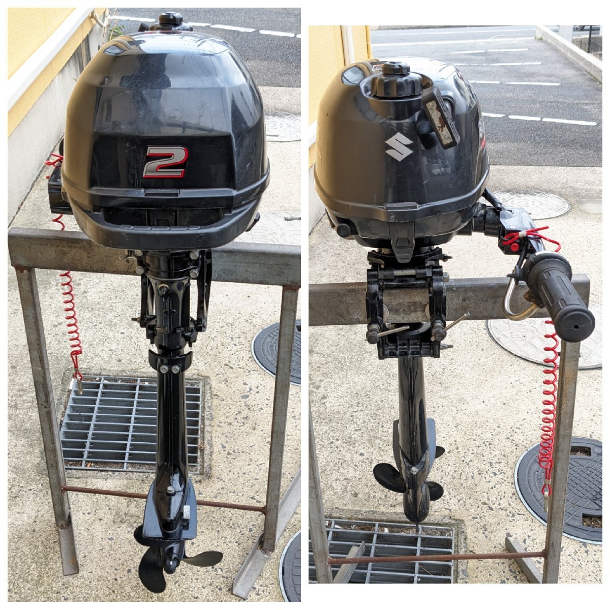 管07534)【店頭受取り限定】ジャンク SUZUKI スズキ 2馬力 船外 管07534)【店頭受取り限定】ジャンク SUZUKI スズキ 2馬力 船外