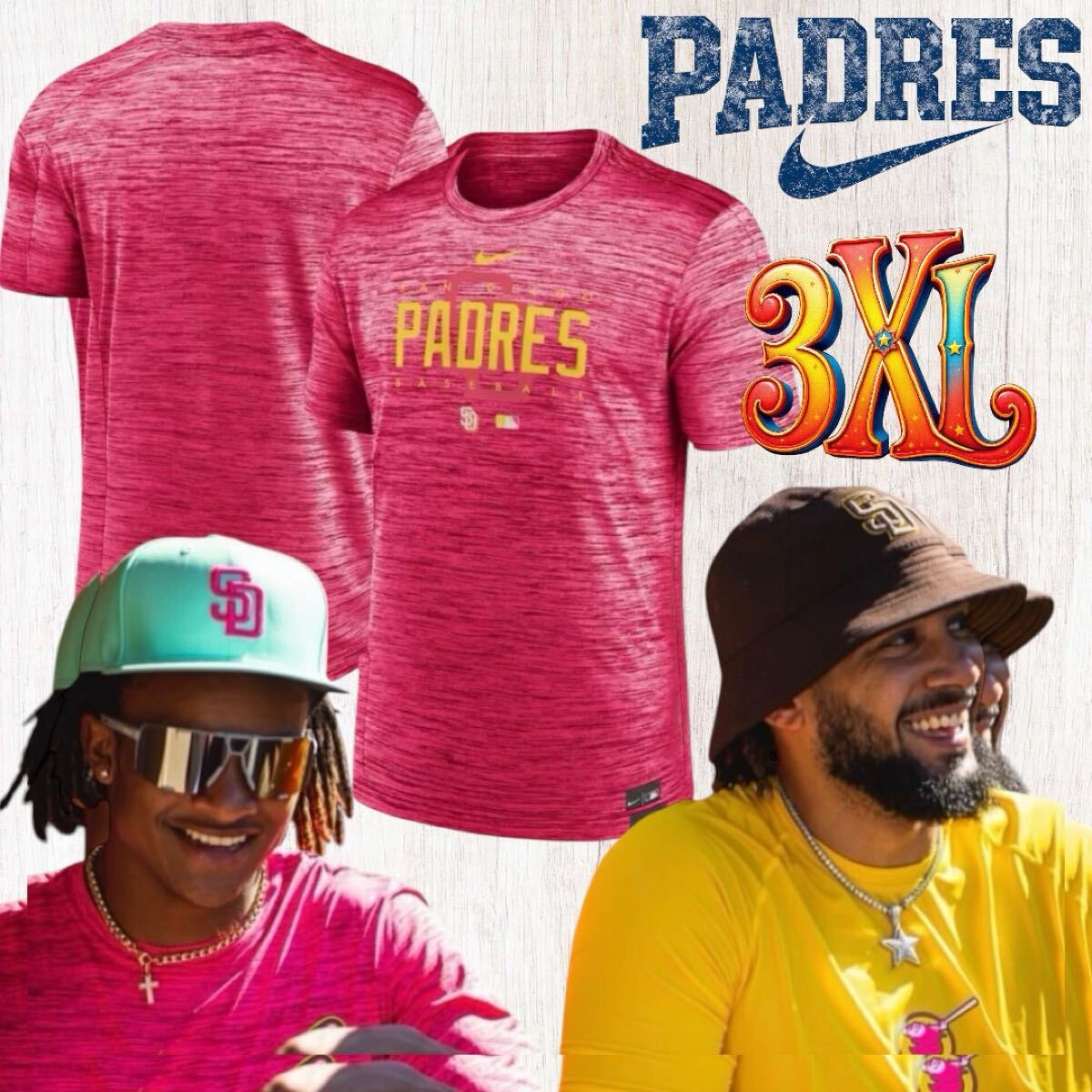 新品 日本未発売 ナイキ×パドレス NIKE×PADRES Tシャツ 3XL XXXL 新品 日本未発売 ナイキ×パドレス NIKE×PADRES Tシャツ 3XL XXXL
