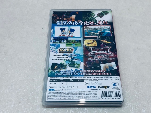 054/k157 ☆中古品☆【SWITCH】ソニック × シャドウ 054/k157 ☆中古品☆【SWITCH】ソニック × シャドウ