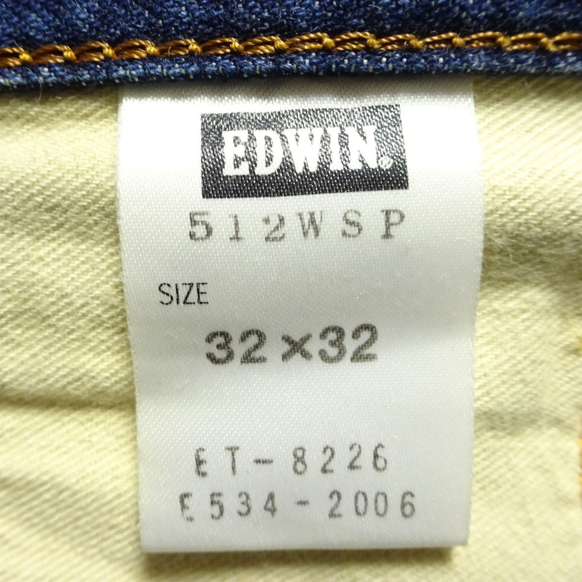 * Edwin *512WSPgoa окно стопор подкладка имеется колодка cut джинсы W32/ мужской Denim брюки EDWIN мотоцикл одежда защищающий от холода . способ 