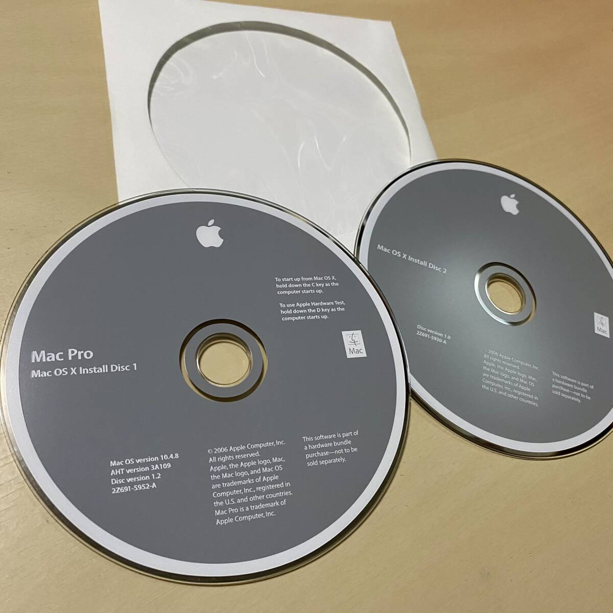 □Apple Mac Pro(初代)付属 Mac OS X インストールディスク 2 □Apple Mac Pro(初代)付属 Mac OS X インストールディスク 2