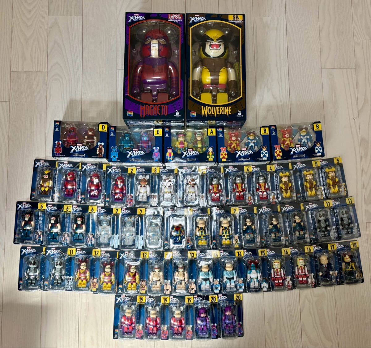 Happyくじ BE@RBRICK MARVEL X-MEN ベアブリック SP賞 LAST賞 Happyくじ BE@RBRICK MARVEL X-MEN ベアブリック SP賞 LAST賞