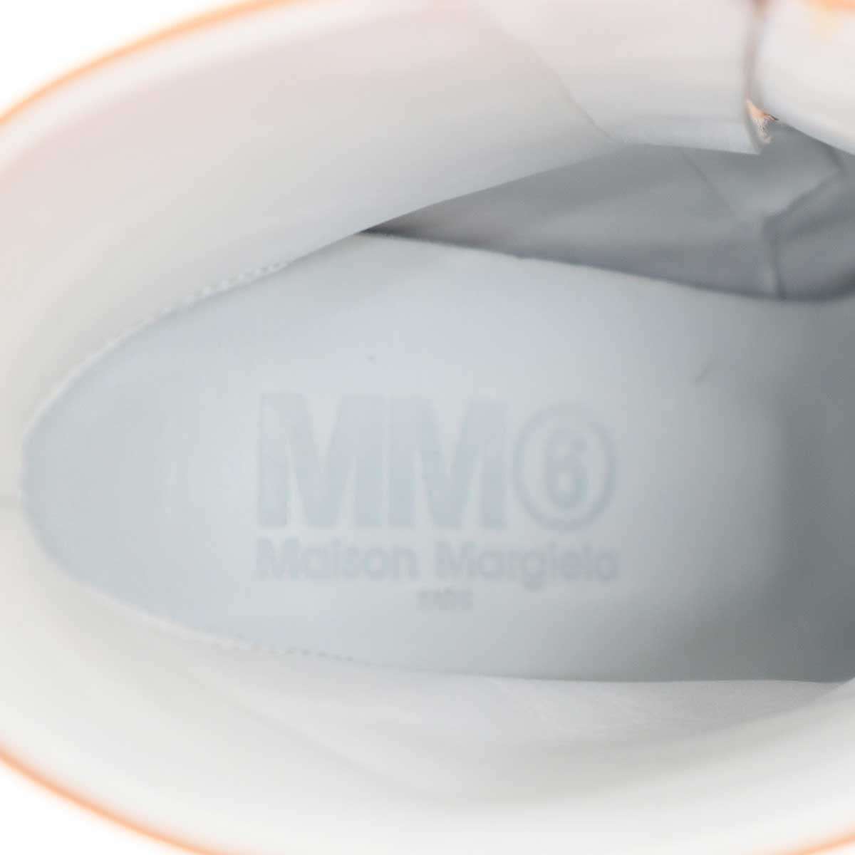 MM6 エムエムシックス 20AW チャンキーヒールアナトミックアンクルブーツ S59WU0172 ベージュ系 36 ITX3O2FECXMG_画像5