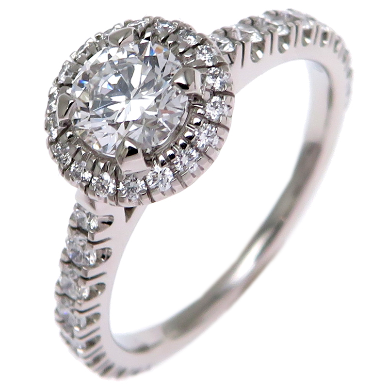［飯能本店］CARTIER カルティエ #52 0.51ct ダイヤモンド デスティネ リング?指輪 Pt950プラチナ 11.5號 レディース DH86714