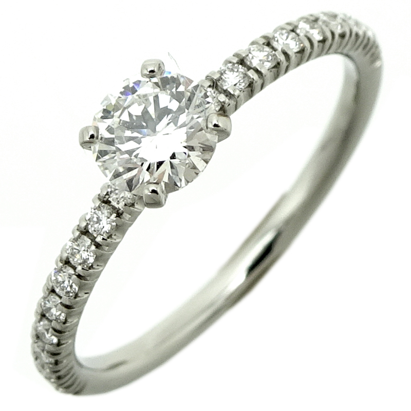 ［飯能本店］CARTIER カルティエ #47 0.26ct ダイヤモンド エタンセル N4744300 リング?指輪 Pt950プラチナ 7號 レディース DH86843