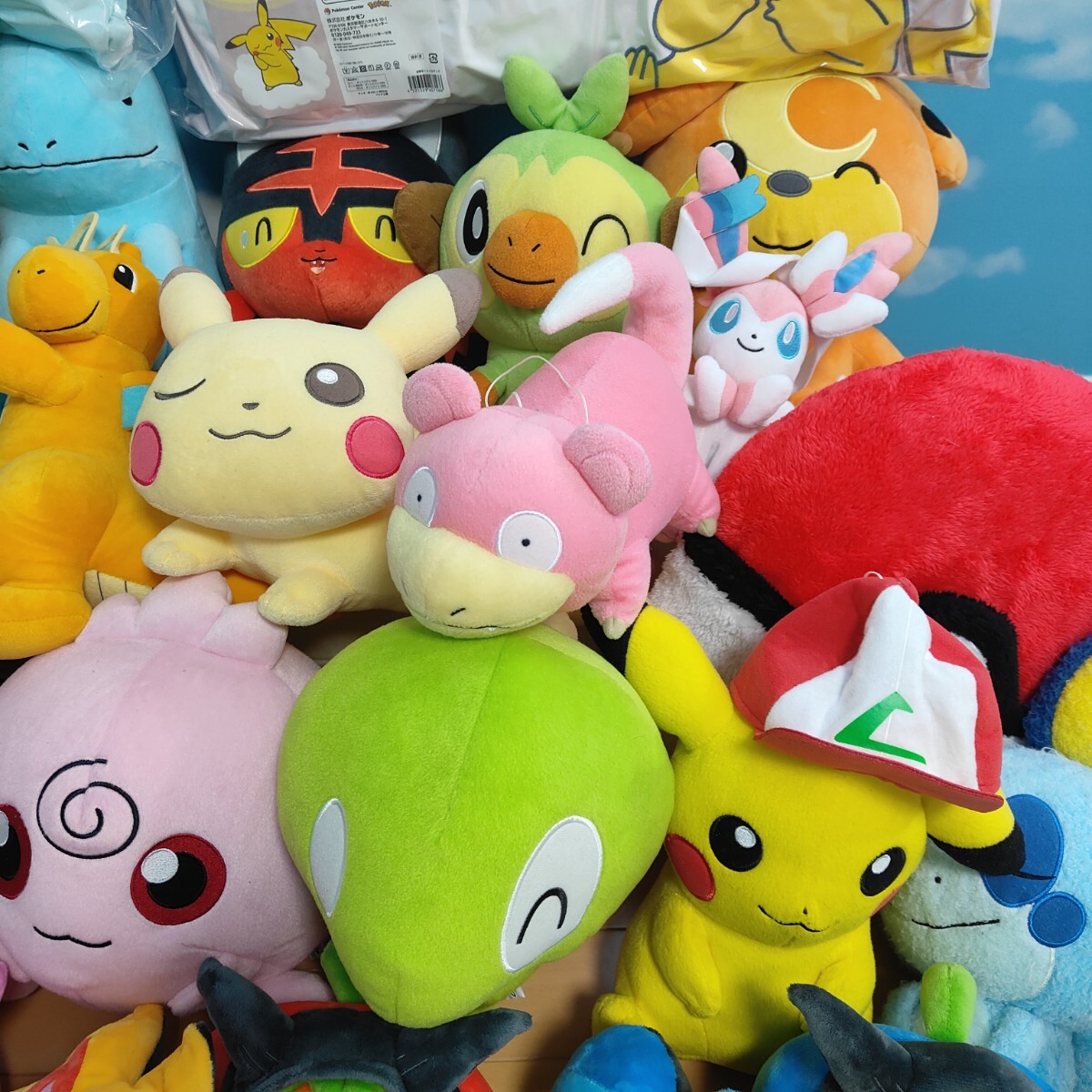 送料無料 ポケモンセンター2025初夢枕コンプ&ぬいぐるみ大量