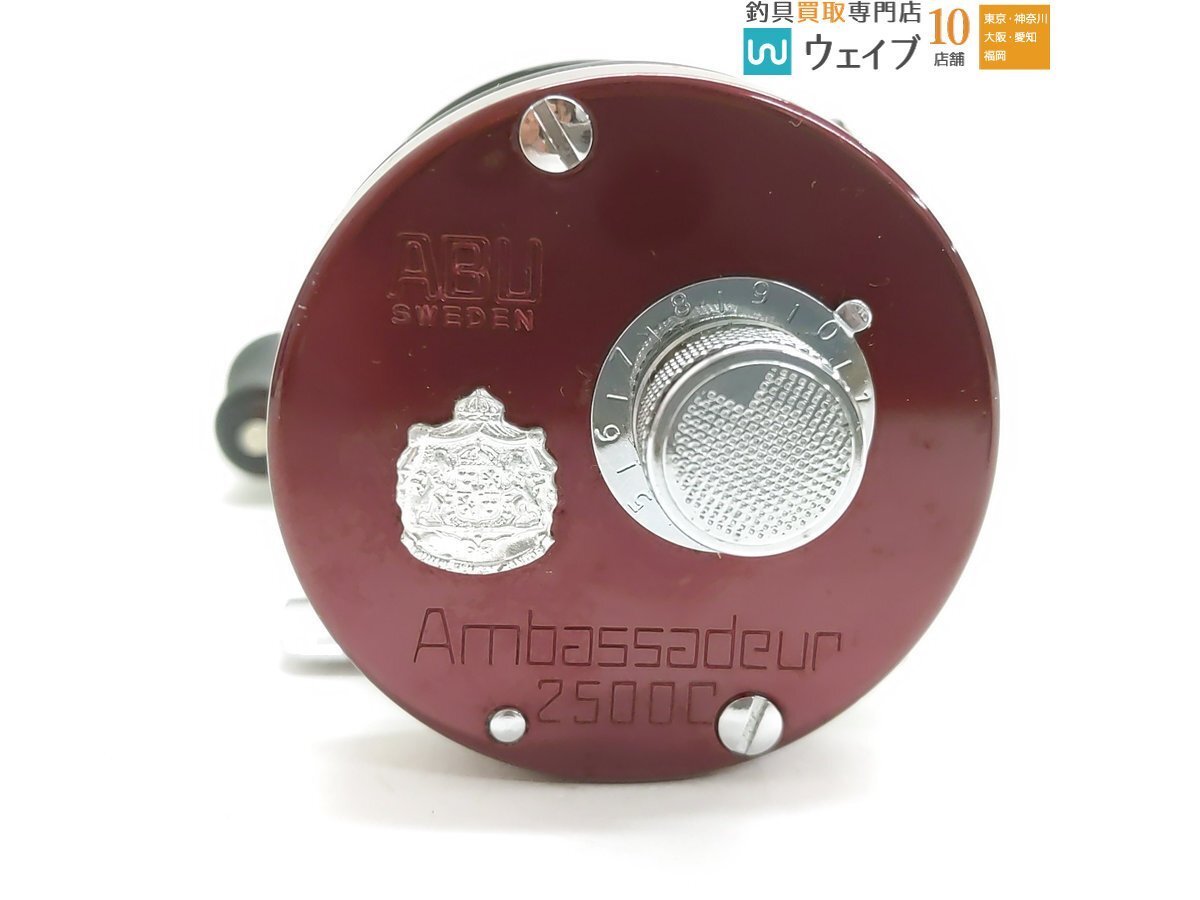 ABU アブ アンバサダー 2500C バーガンディ オリム期 フットNo ABU アブ アンバサダー 2500C バーガンディ オリム期 フットNo