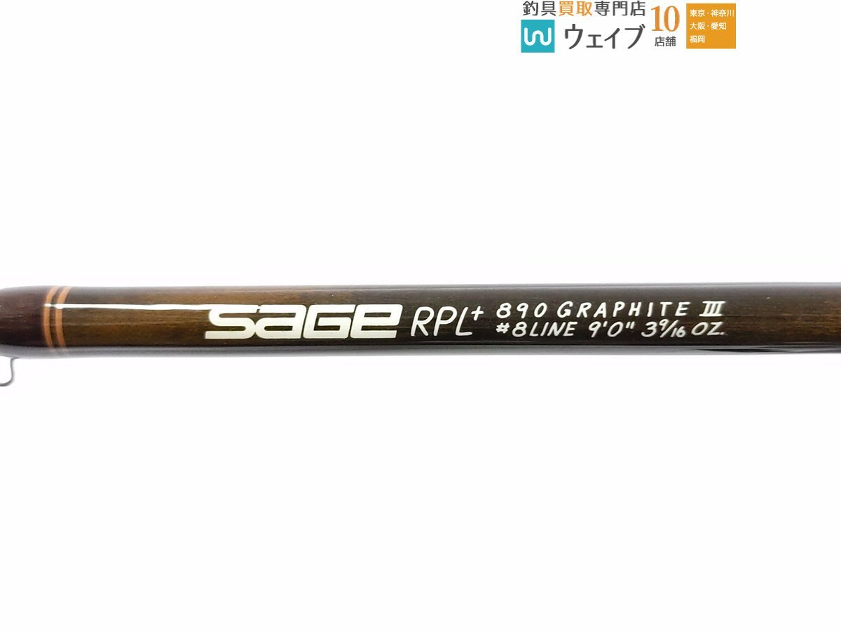 SAGE セージ RPL+ 890 GRAPHITE グラファイト lll 3 美品 SAGE セージ RPL+ 890 GRAPHITE グラファイト lll 3 美品