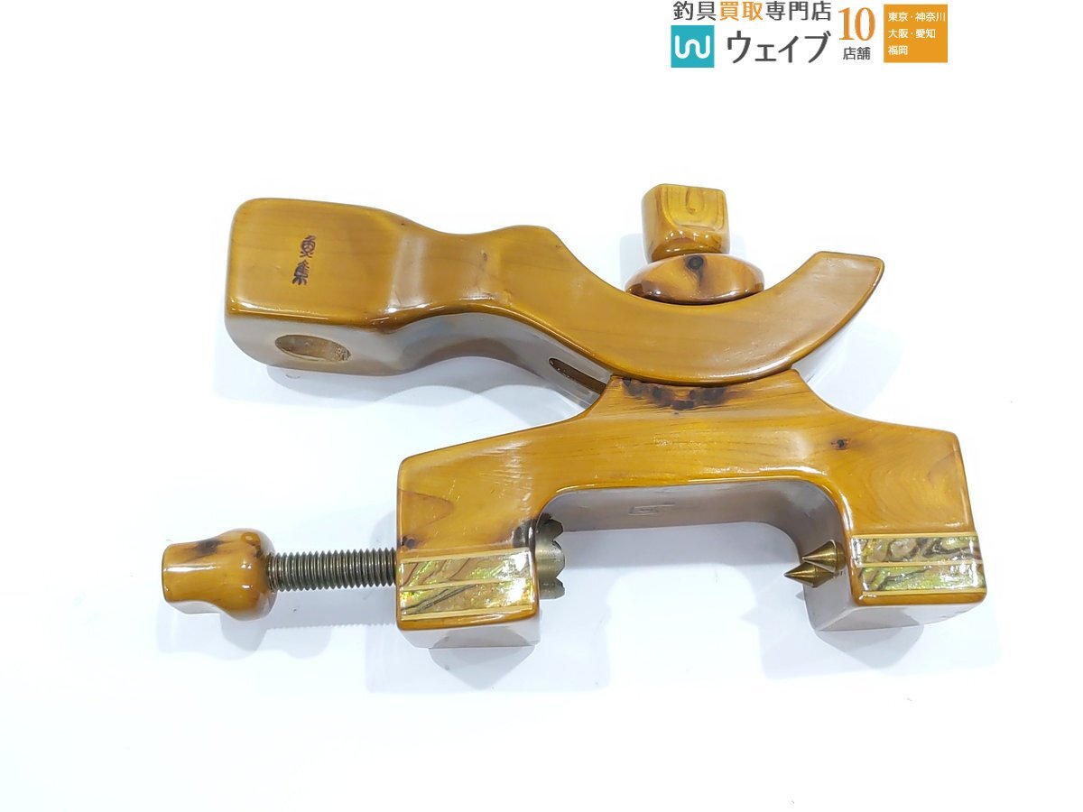 魚集 美濃 玉置き 弓型万力 螺鈿細工 ヘラ ヘラブナ 魚集 美濃 玉置き 弓型万力 螺鈿細工 ヘラ ヘラブナ
