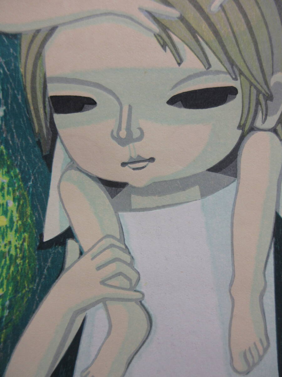 池田修三 直筆サイン 131/250 『肩ぐるま』1981年 木版画(木版画 池田修三 直筆サイン 131/250 『肩ぐるま』1981年 木版画(木版画