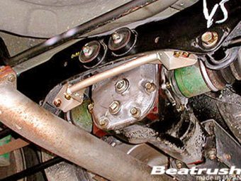 LAILE/レイル リアパフォーマンスバー IMPREZA WRX GC8 S86010PB-R