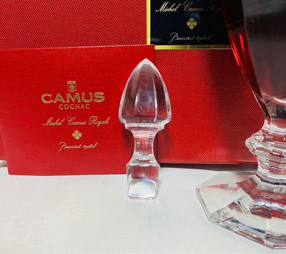 CAMUS カミュ ミシェル ロイヤル バカラ 替え栓・冊子・化粧箱 CAMUS カミュ ミシェル ロイヤル バカラ 替え栓・冊子・化粧箱