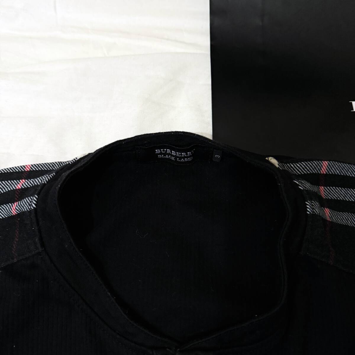 美品 BURBERRY BLACK LABEL バーバリーブラックレーベル 長袖 美品 BURBERRY BLACK LABEL バーバリーブラックレーベル 長袖