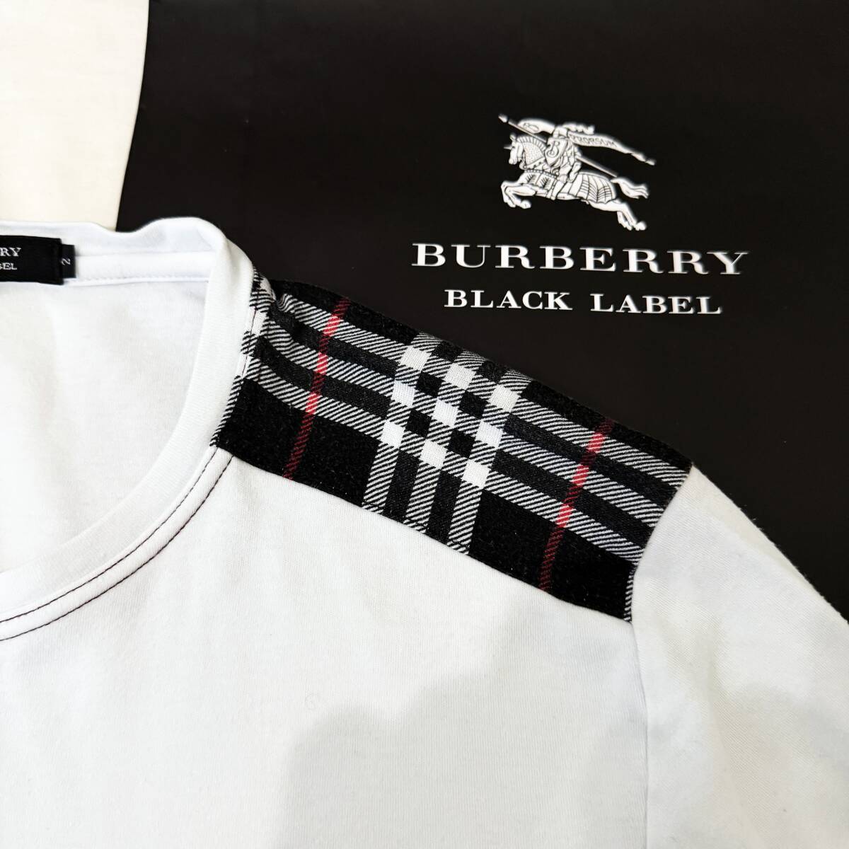 名作 BURBERRY BLACK LABEL バーバリーブラックレーベル 長袖