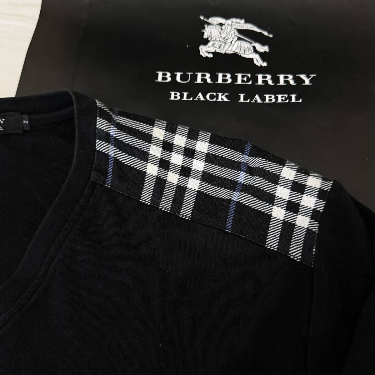 美品 名作 BURBERRY BLACK LABEL バーバリーブラックレーベル 美品 名作 BURBERRY BLACK LABEL バーバリーブラックレーベル