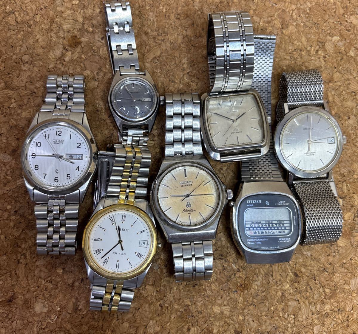 ○時計ジャンク○ 7本まとめ売り SEIKO CITIZEN TISSOT RICOH ○時計ジャンク○ 7本まとめ売り SEIKO CITIZEN TISSOT RICOH