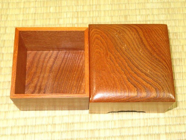 ▲無銘欅駒箱２個セット▲紙箱付き　未使用品（将棋）