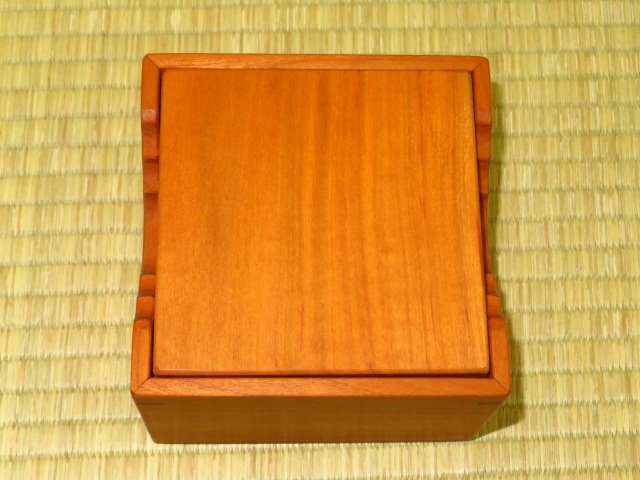 ▲無銘/山桜駒箱▲紙箱付き未使用品（将棋）