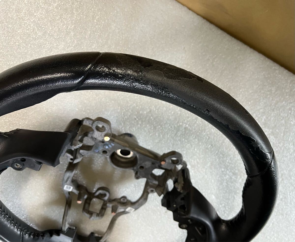 トヨタ 50系 プリウス 純正 ステアリング ハンドル ZVW50 ZVW51 ZVW52 ZVW55 PHV TOYOTA PRIUS カスタムベース ワンオフ_画像2