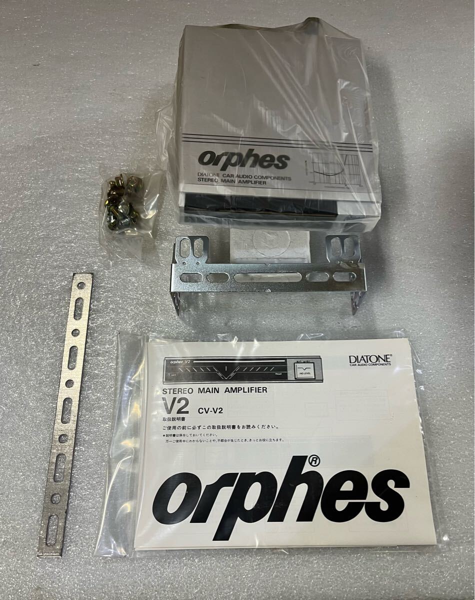 [ подлинная вещь ] Diatone orphes CV-V2 STEREO MAIN AMPLIFTER основной усилитель Car Audio long Sam машина Boy высокий soDIATONE