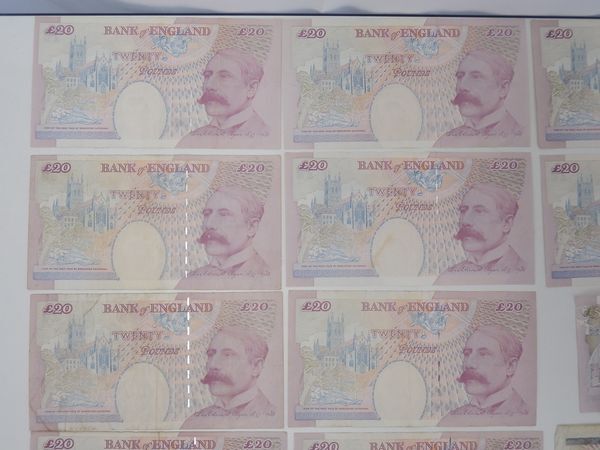 イギリス旧紙幣 GBP 合計250ポンド分 計14枚 BANK of ENGLAND イギリス旧紙幣 GBP 合計250ポンド分 計14枚 BANK of ENGLAND