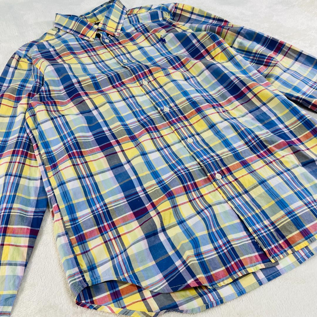 美品 人気チェック柄】ラルフローレン POLO ポロ メンズ 美品 人気チェック柄】ラルフローレン POLO ポロ メンズ