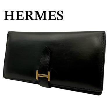 1円~ 美品 HERMES エルメス ベアン スフレ 二つ折り 長財布 N 1円~ 美品 HERMES エルメス ベアン スフレ 二つ折り 長財布 N