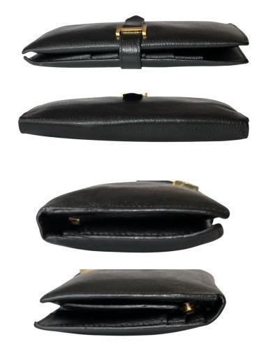1円~ 美品 HERMES エルメス ベアン クラシック 長財布 ブラック 1円~ 美品 HERMES エルメス ベアン クラシック 長財布 ブラック
