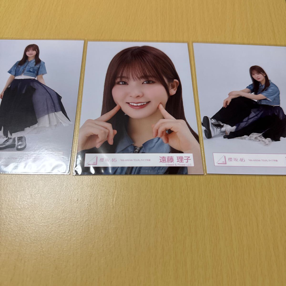 櫻坂46 遠藤理子【 「4th ARENA TOUR 」ライブ衣装 】ランダム生 櫻坂46 遠藤理子【 「4th ARENA TOUR 」ライブ衣装 】ランダム生