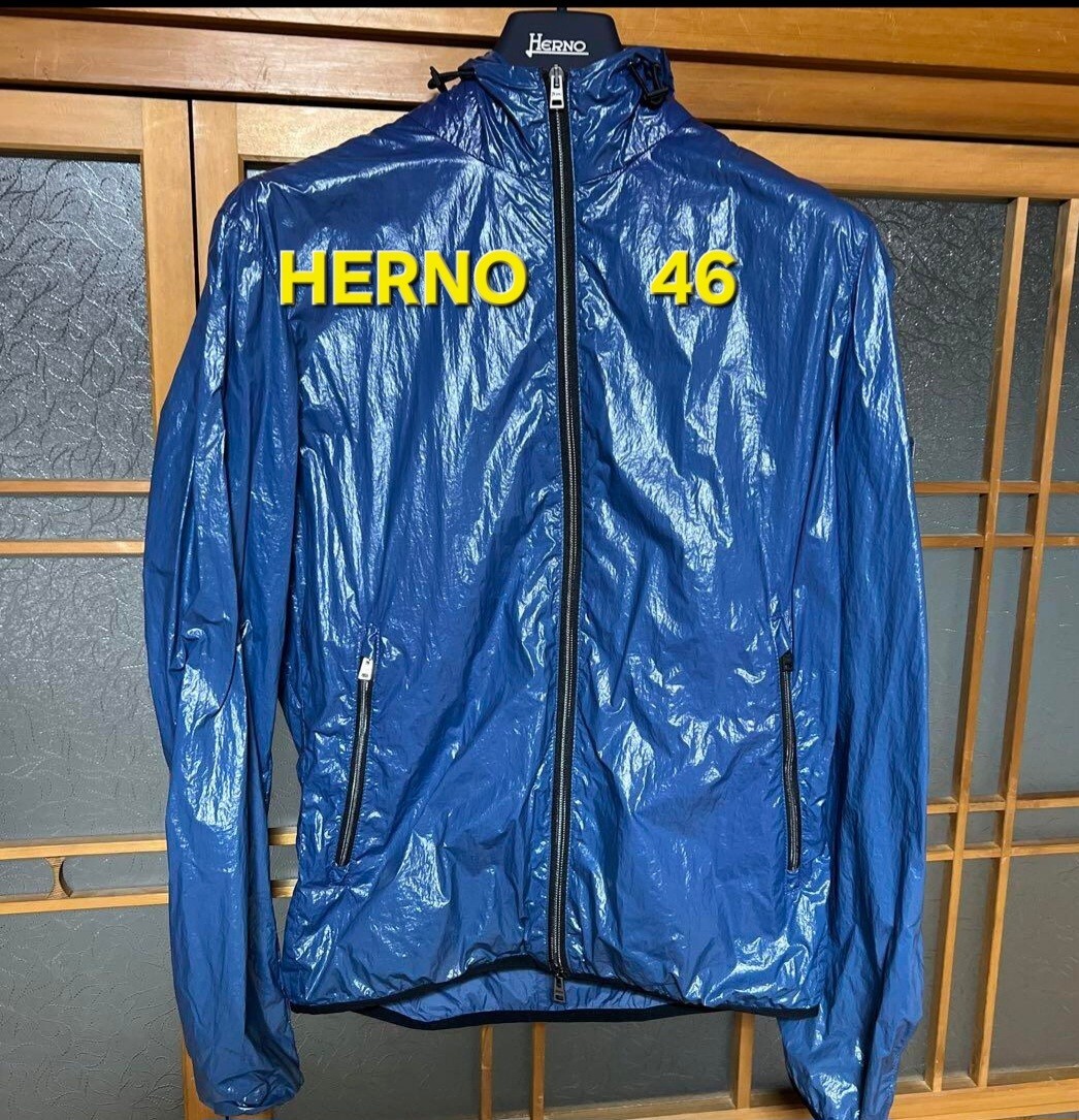 HERNO ナイロンジャケット ブルー 46|Yahoo!フリマ(旧PayPay HERNO ナイロンジャケット ブルー 46|Yahoo!フリマ(旧PayPay