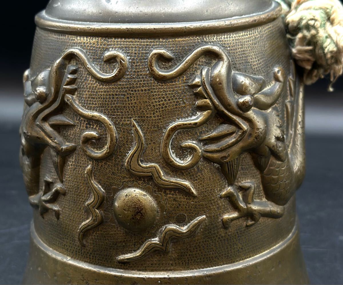 釣り鐘 釣鐘 真鍮 鐘 龍 竜 半鐘 骨董品 美術品 古美術 中国美術 釣り鐘 釣鐘 真鍮 鐘 龍 竜 半鐘 骨董品 美術品 古美術 中国美術