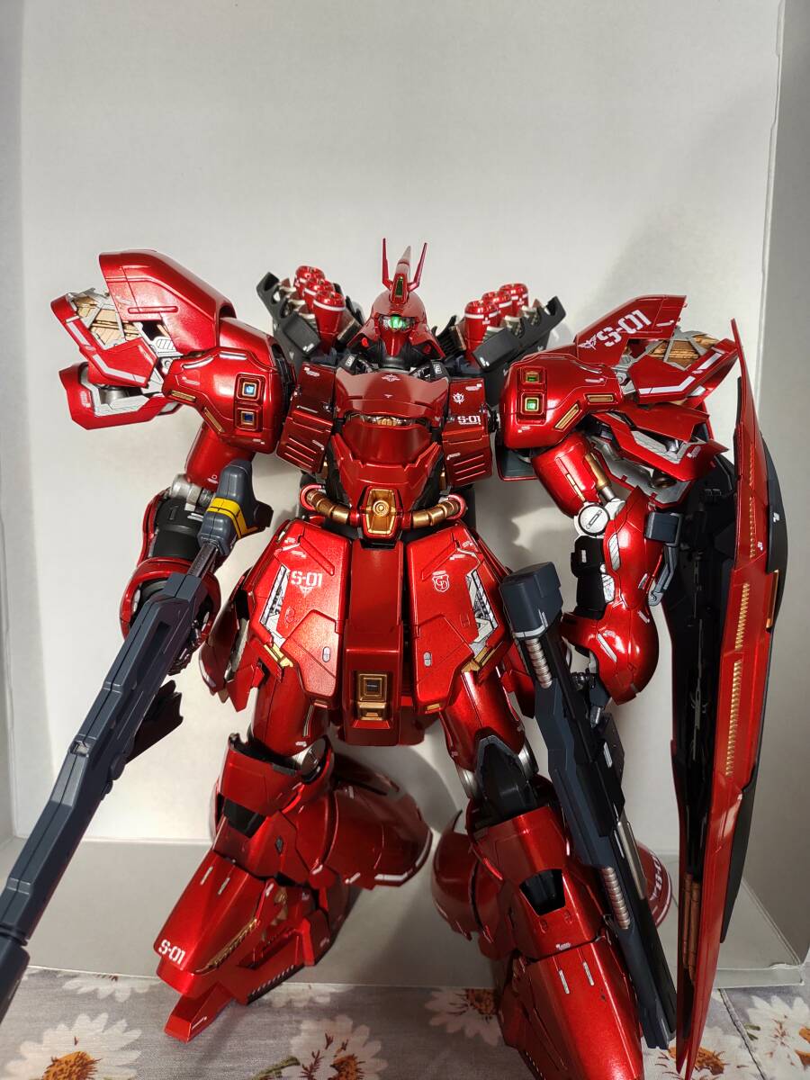 MG サザビー ver.ka 塗装 完成品 【破損部分修繕有り】 LED MG サザビー ver.ka 塗装 完成品 【破損部分修繕有り】 LED