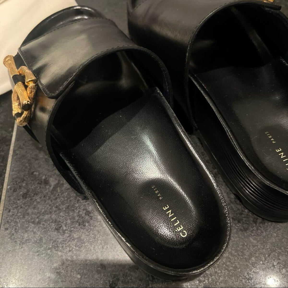今週掲載終了 CELINE フィービー期 アルファベットサンダル 36 今週掲載終了 CELINE フィービー期 アルファベットサンダル 36