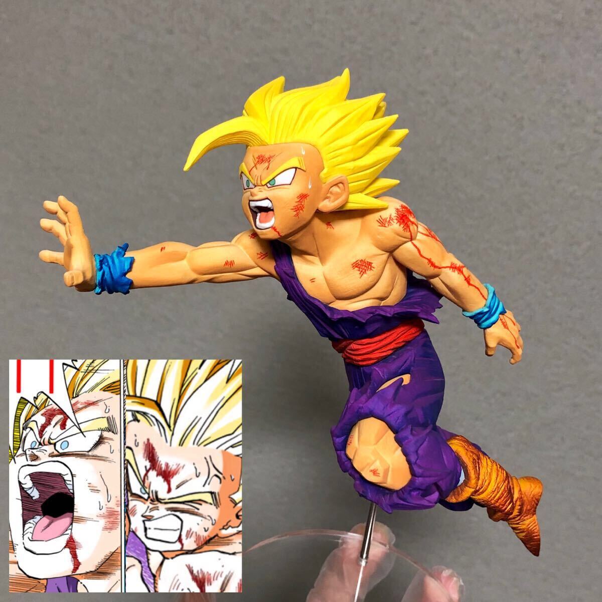 孫悟飯 超サイヤ人2 ドラゴンボール リペイント フィギュア G