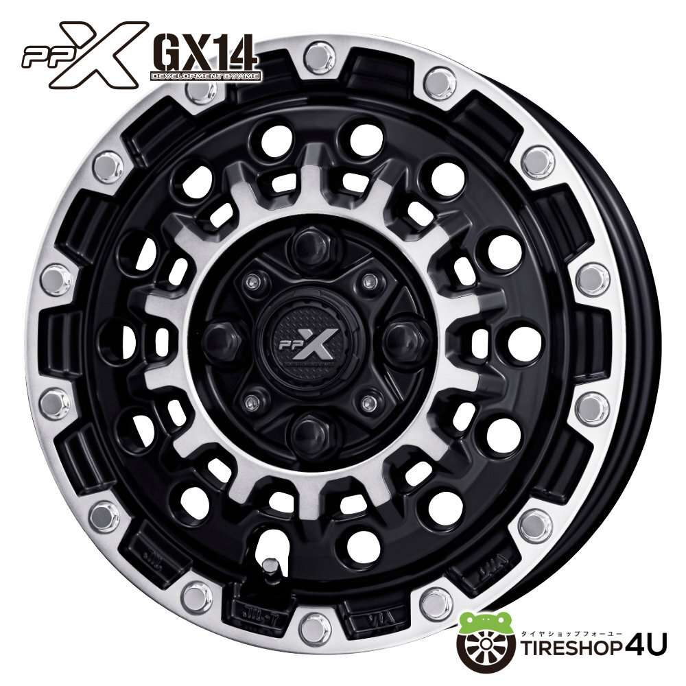 4 шт. комплект KYOHO PPX GX14 12x3.50B 4/100 +45 MBP YOKOHAMA GEOLANDAR M/T G003 145/80R12 легкий грузовик легкий van Hijet N-VAN Clipper 