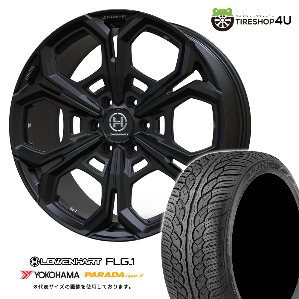 4本セット レーベンハート FLG_1 FLG1 22x10.0J 6/139.7 +50/55 MBK ヨコハマ パラダ スペックX PA02 285/45R22 レクサス LX600 カスタム
