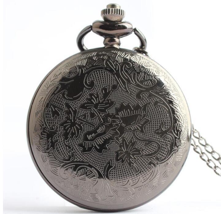 新品高品質(zhì)懐中時(shí)計(jì)定番透かし時(shí)計(jì)男 1セット（2點(diǎn)）
