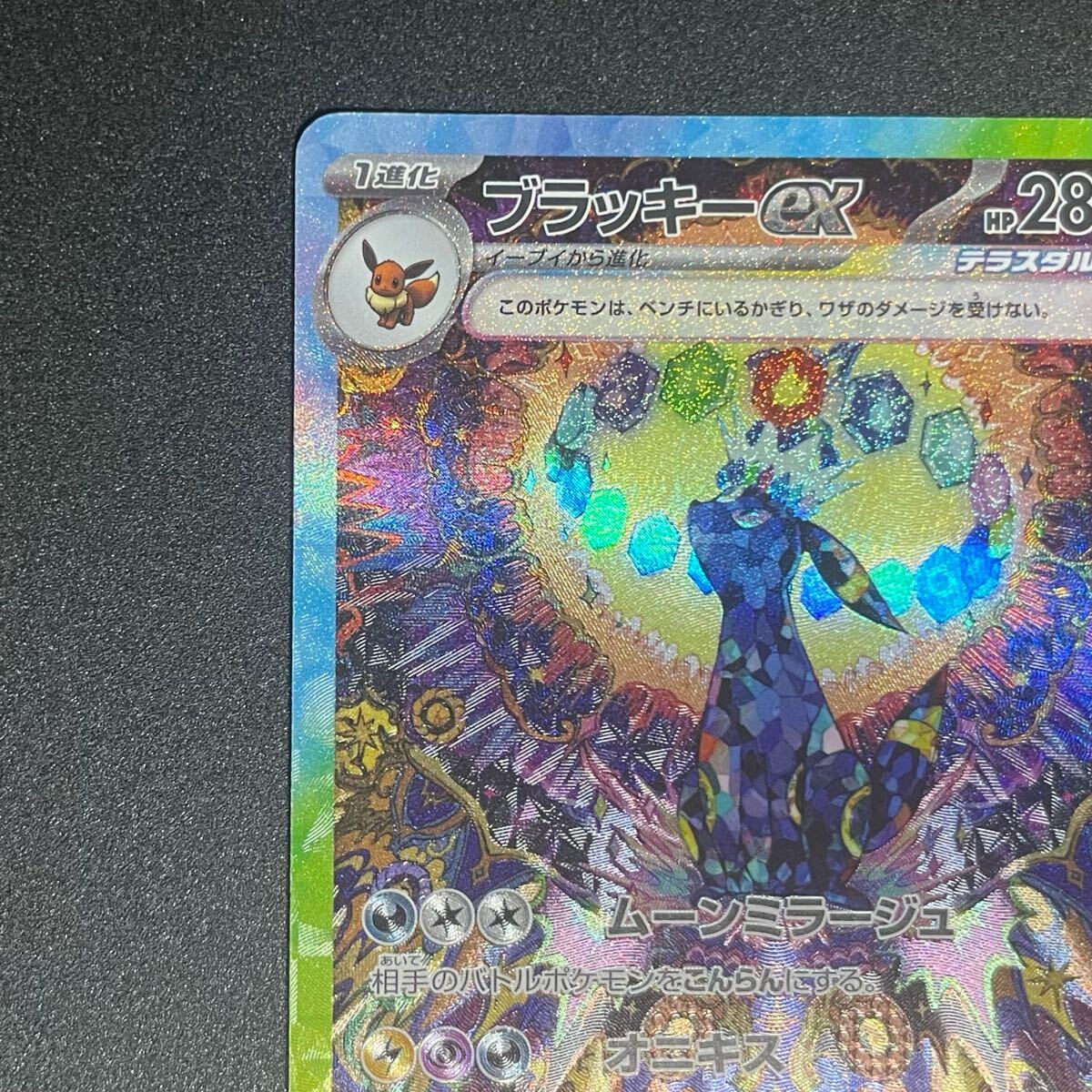 ブラッキーex SAR テラスタルフェスex ポケモンカード217/187