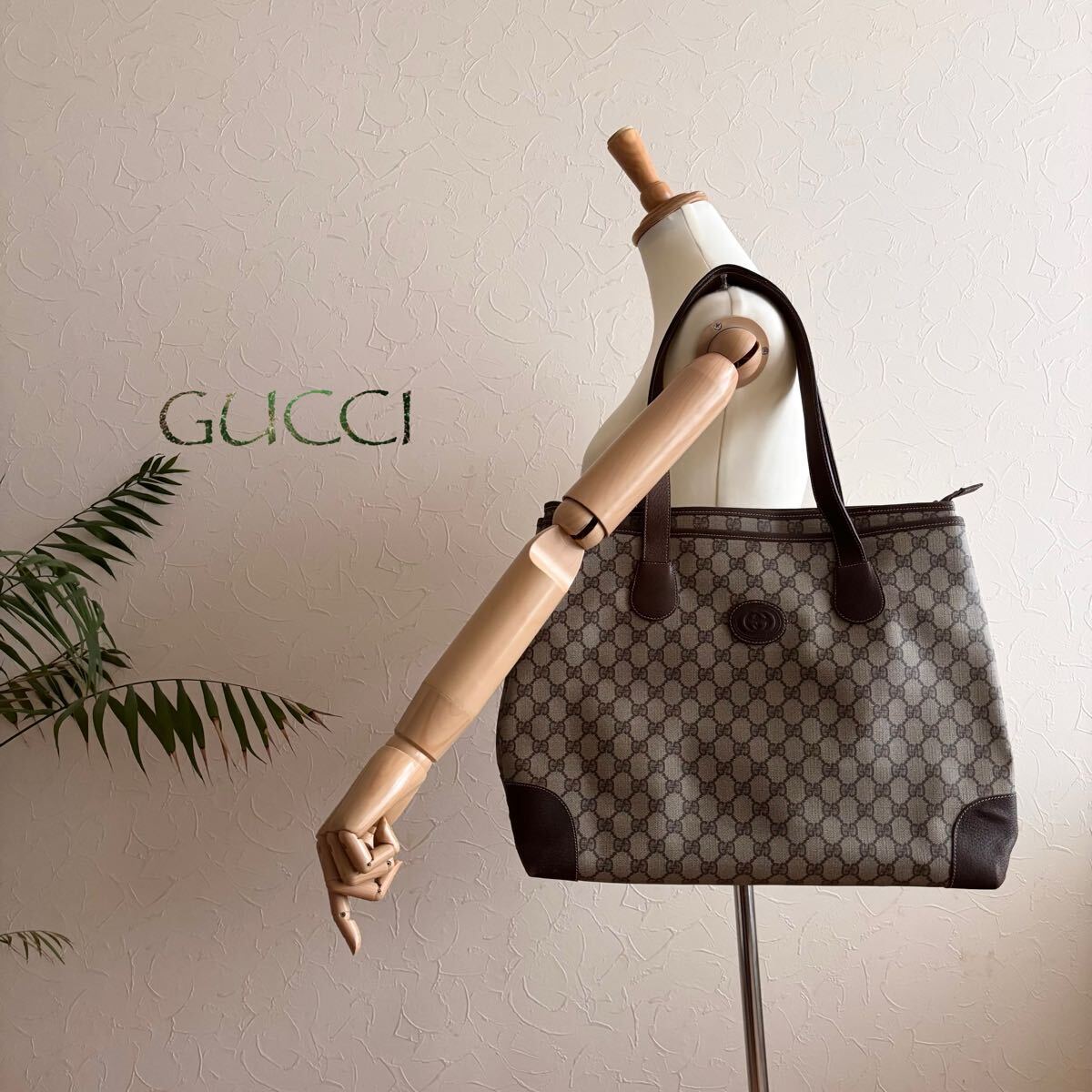 正規品 GUCCI オールドグッチ GG柄 レザーショルダーバッグ 正規品 GUCCI オールドグッチ GG柄 レザーショルダーバッグ