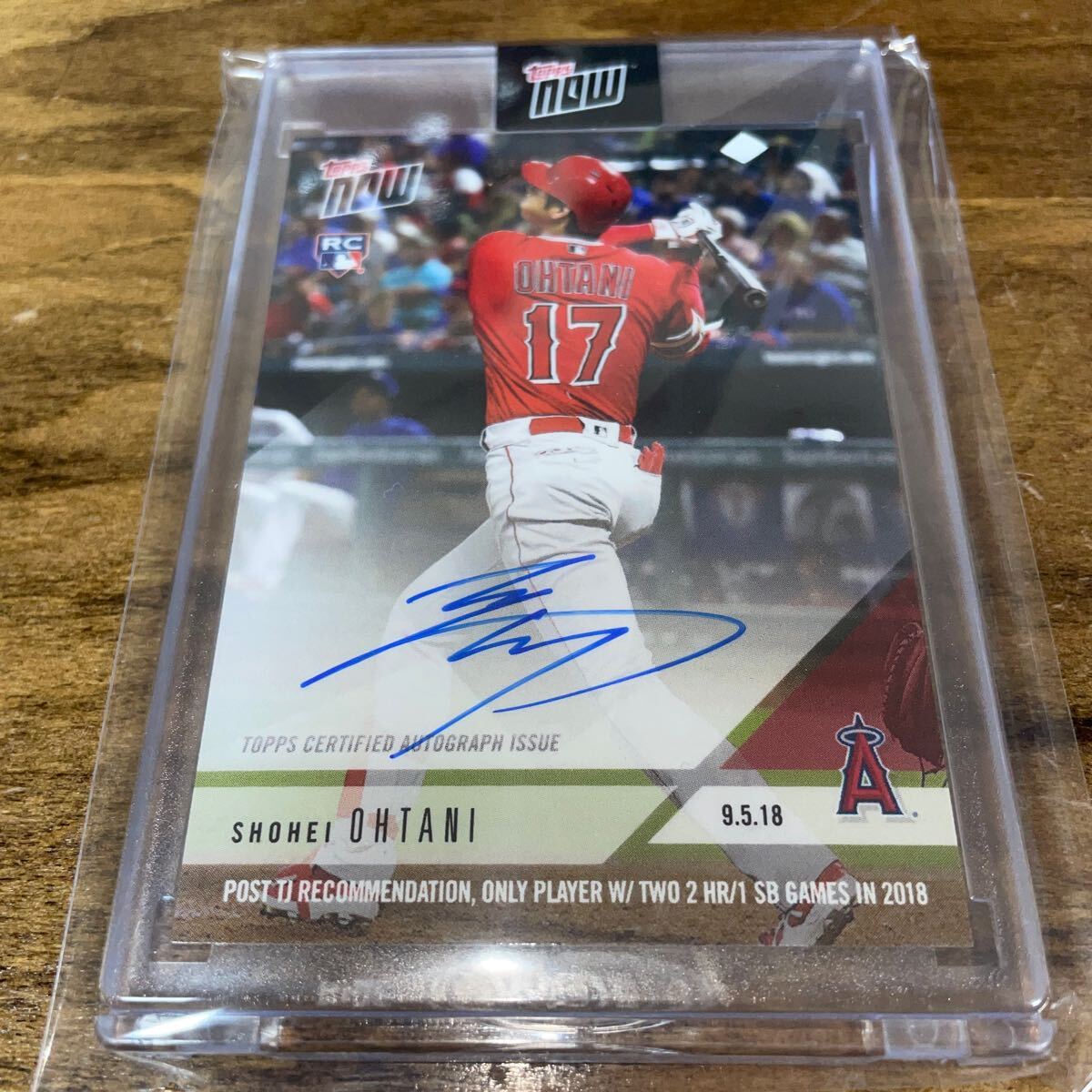 2018 Topps Now「大谷翔平」限定 直筆サインカード/Shohei 2018 Topps Now「大谷翔平」限定 直筆サインカード/Shohei