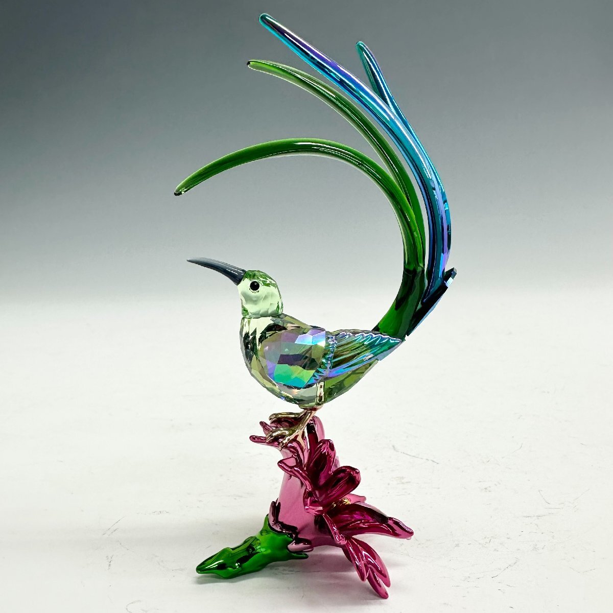 N SWAROVSKI スワロフスキー クリスタルガラス 鳥 高さ約14.5 N SWAROVSKI スワロフスキー クリスタルガラス 鳥 高さ約14.5