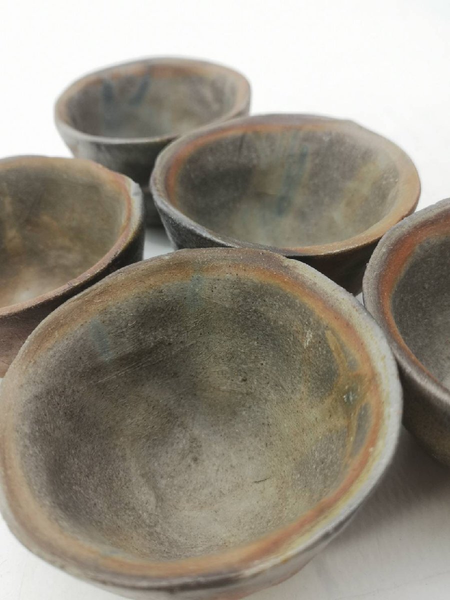 O 日幡 光顕 光顕人 備前 煎茶器 高砂彫 宝瓶 湯冷 茶碗 5客 共 O 日幡 光顕 光顕人 備前 煎茶器 高砂彫 宝瓶 湯冷 茶碗 5客 共