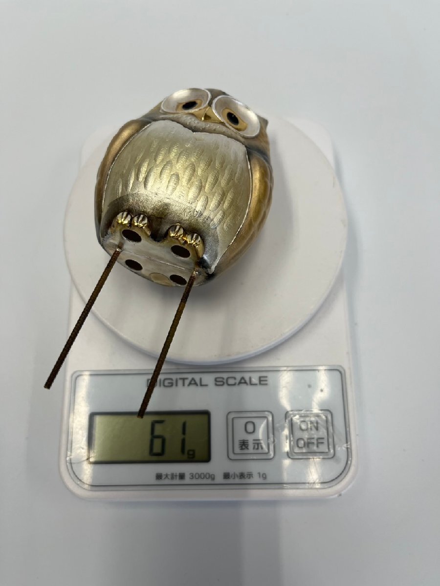 s 【純銀】武比古 TAKEHIKO作 フクロウ 梟 ふくろう 置物 ガラス s 【純銀】武比古 TAKEHIKO作 フクロウ 梟 ふくろう 置物 ガラス
