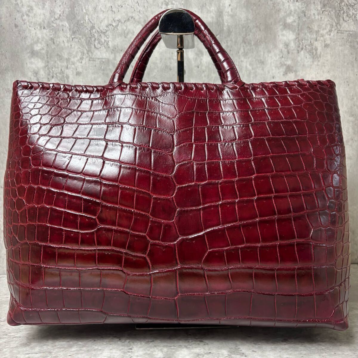 定価60万超/希少色○IBIZA イビザ クロコダイル トートバッグ 定価60万超/希少色○IBIZA イビザ クロコダイル トートバッグ